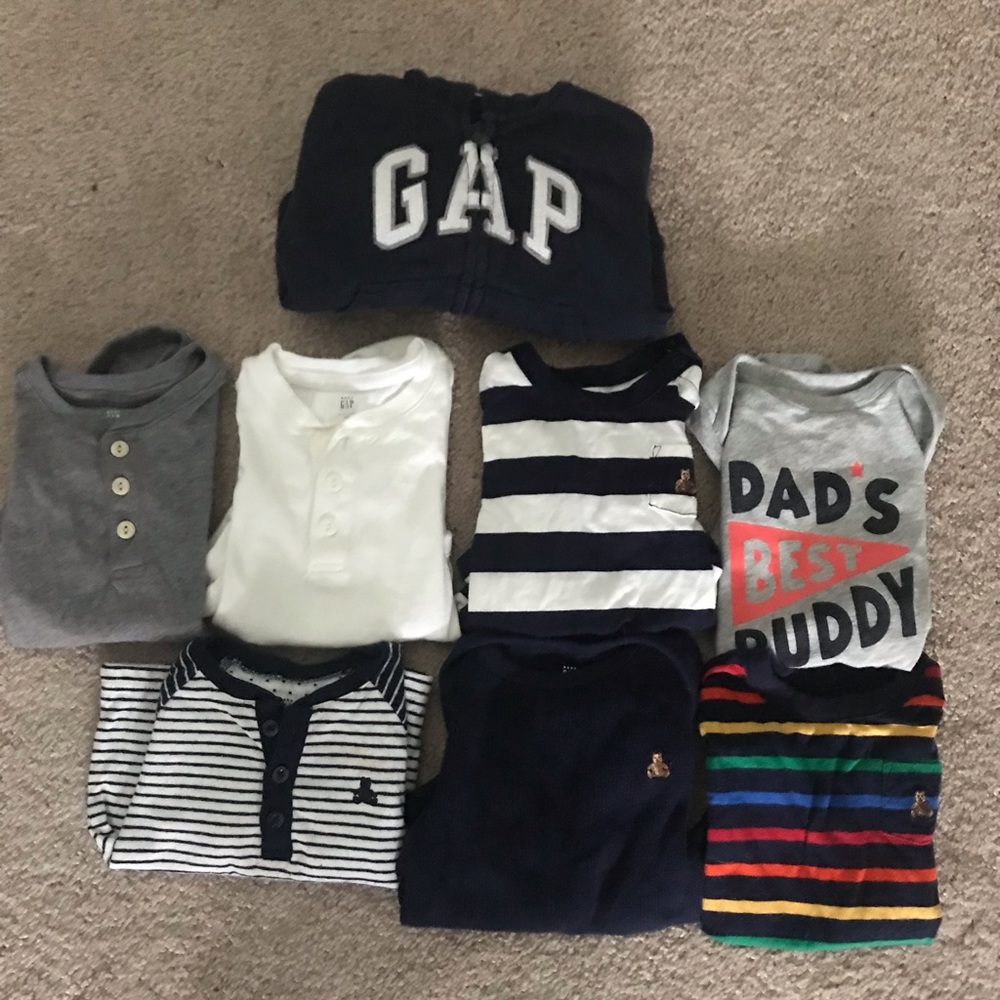 Baby Gap boys 6-12 month 8 items for fall/winter